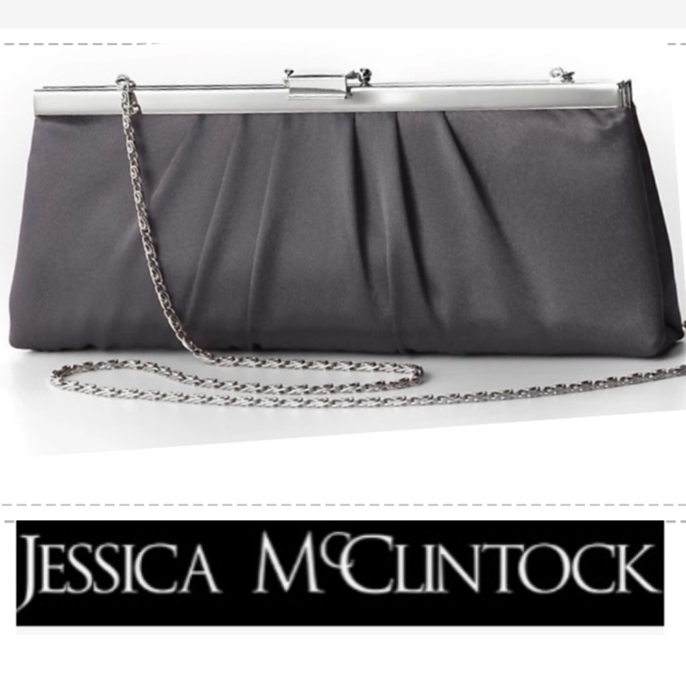 Gunne Sax by Jessica McClintock® Pleated Satin Convertible Clutch